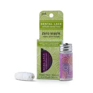 Dental Lace Refillable Dental Floss - Pink