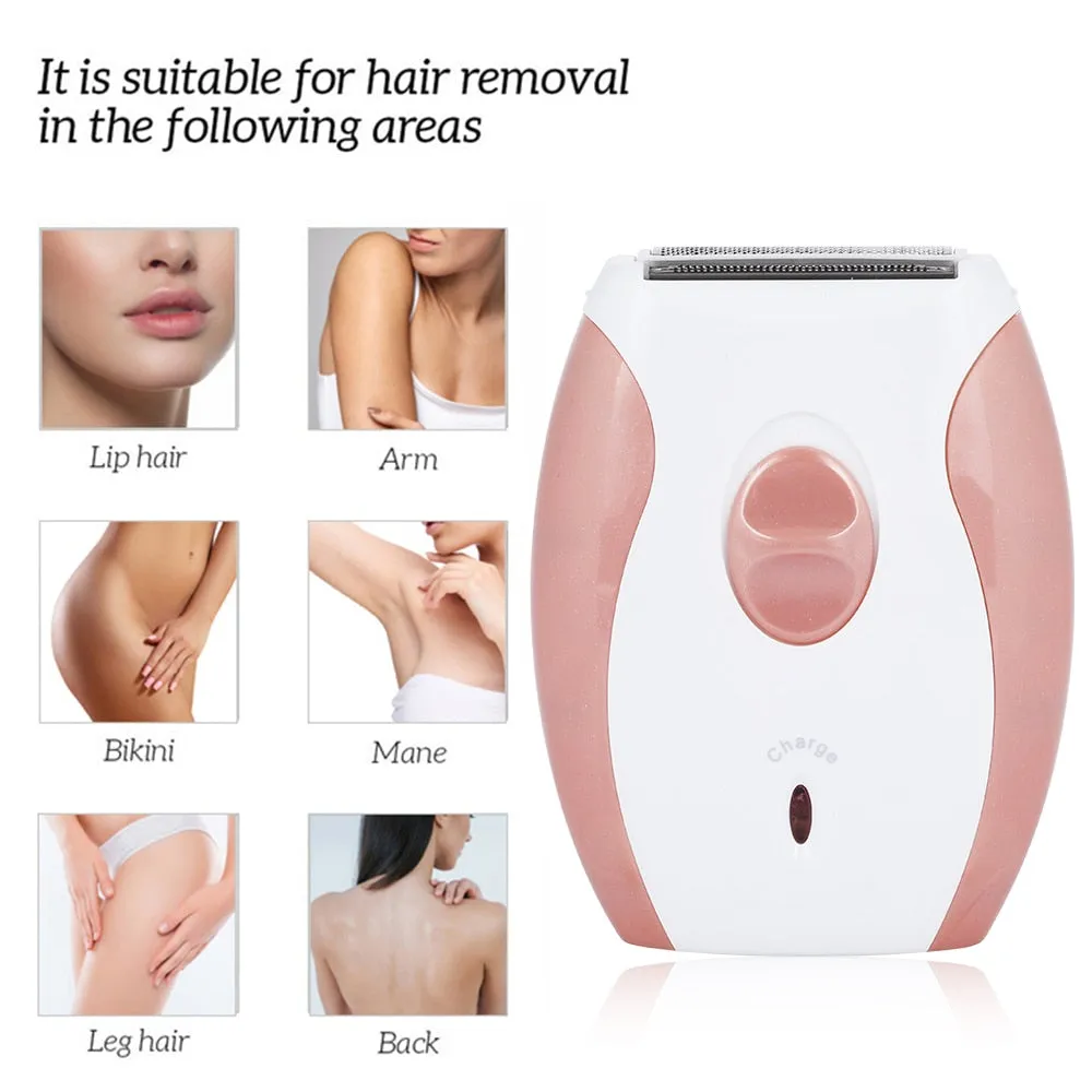Depilatory Women Epilator USB Electric Shaver Bikini Shaving Razor Hair Removal Trimmer Face Body Underarm Leg Arm Depilation