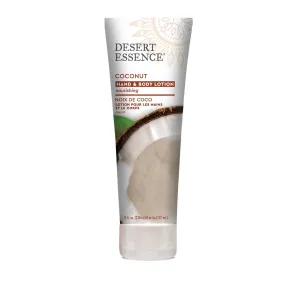 Desert Essence Coconut hand and body lotion