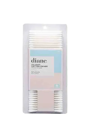 [diane] Cotton Swabs - Pack of 375 – 100% Real Cotton Tip Sticks