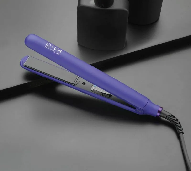 Diva Pro Styling Digital Hair Straightener Violet