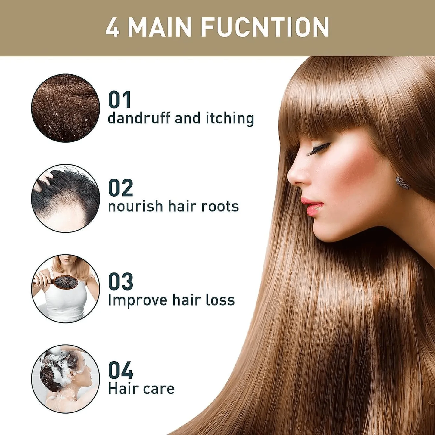 Diyating Hair Growth Sakura Japanese Shampoo & Conditioner Set - 300ml × 2Pcs