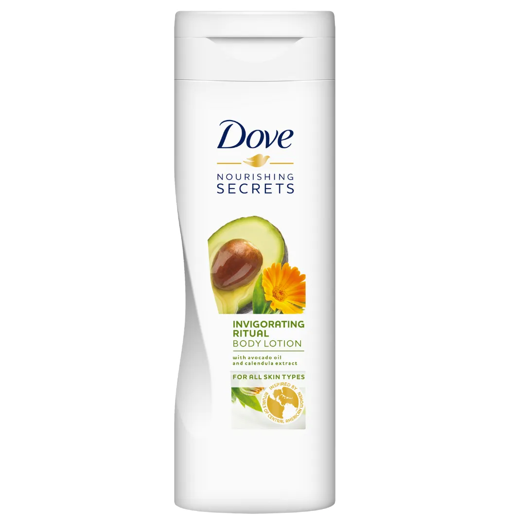 DOVE BODY LOTION 400ML- INVIGORATING CARE- Avocado Oil & calendula