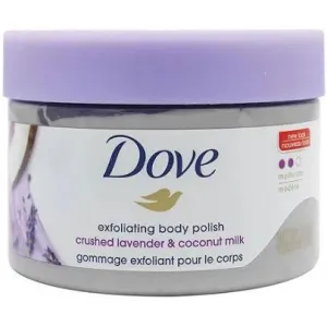 DOVE EXFOLIATING BODY POLISH (SCRUB)- CRUSHED LAVENDER & COCONUT MILK