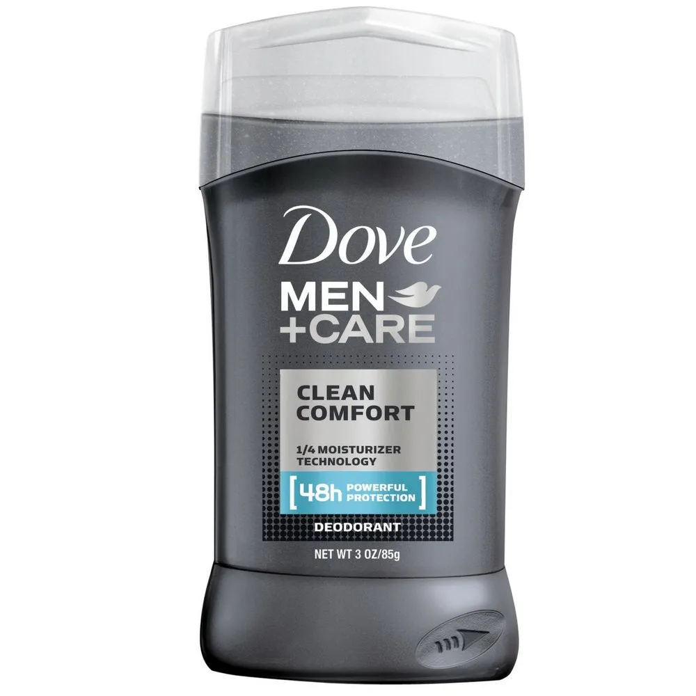 Dove Men Care Deodorant Stick Clean Comfort 3 oz(Pack of 4)