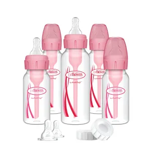 Dr. Brown's Options  Narrow Baby Bottle Gift Set, Pink