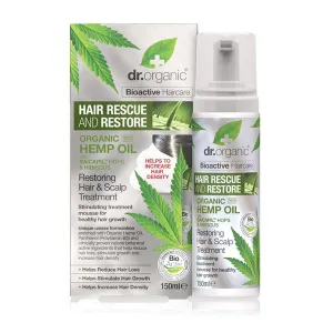 Dr Organics Hemp Oil Hair & Scalp Treatment Mousse 150ml