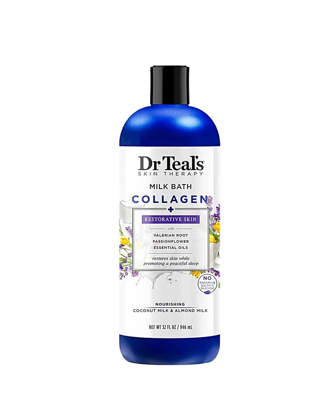 DR TEAL'S RESTORATIVE SKIN COLLAGEN MILK BATH- 946ML