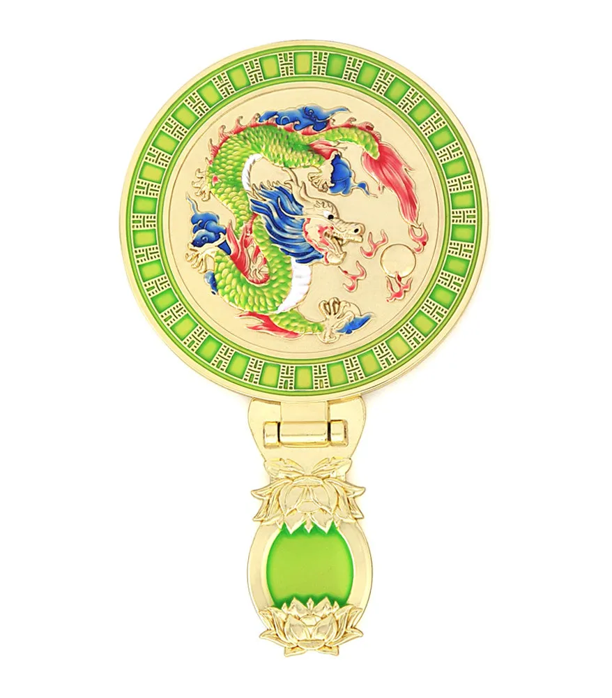 Dragon & Phoenix Mirrors with Wish-Granting Mantra