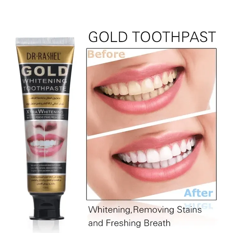 Dr.Rashel Gold Whitening Toothpaste - 120g