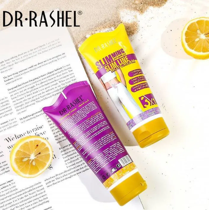 Dr.Rashel Slimming Slim Line Hot Cream With Ginger Extract Collagen & Turmeric For Slim Fit - 150gms DRL-1144