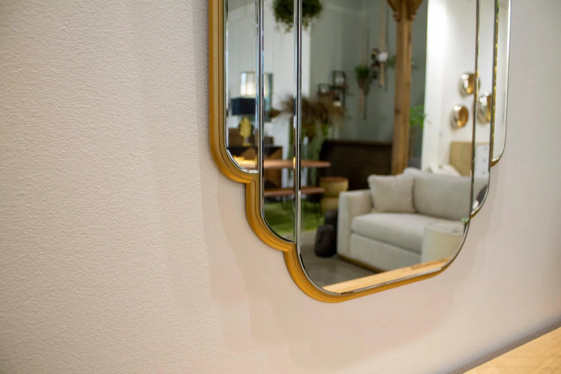 DUPRE  Decorative Gold Medium Wall Mirror