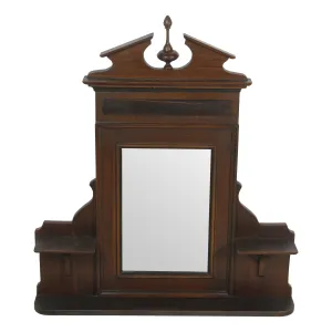 Dutch Dressing Mirror/Hallway Mirror with Shelves