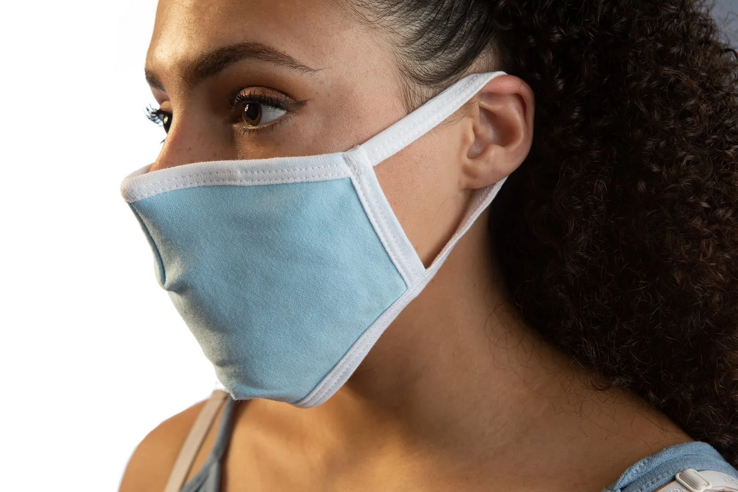 Ear Loop Face Mask with POCKET MADE IN USA - 6 & 12 pack