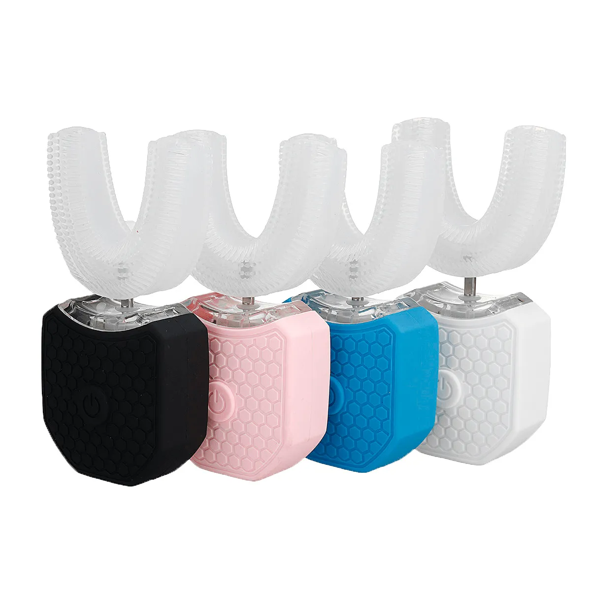Electric 360° U Shape Automatic Ultrasonic Toothbrush Teeth Clean Oral Whitening