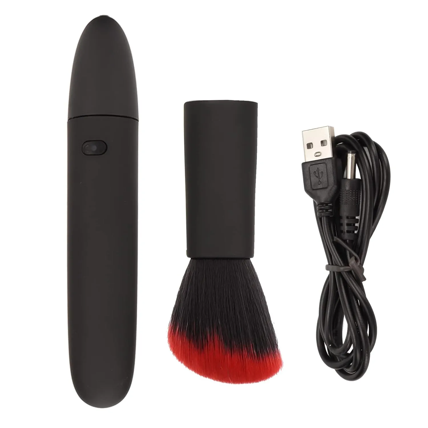 Electric Makeup Brush, 10 Speeds Rechargeable Adjustable Electric Cosmetic Brush Multifunctional Blush Brush Highlight Airbrush