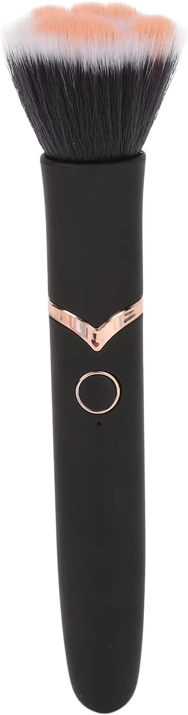 Electric Makeup Brush,10 Gears Vibration Blush Loose Powder Brush,Professional Cosmetic Brush for Liquid,Cream,and Powder