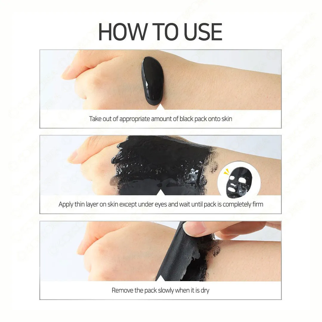 Elizavecca Milky Piggy Hell Pore LongoLongo Gronique Black Mask Pack 100ml