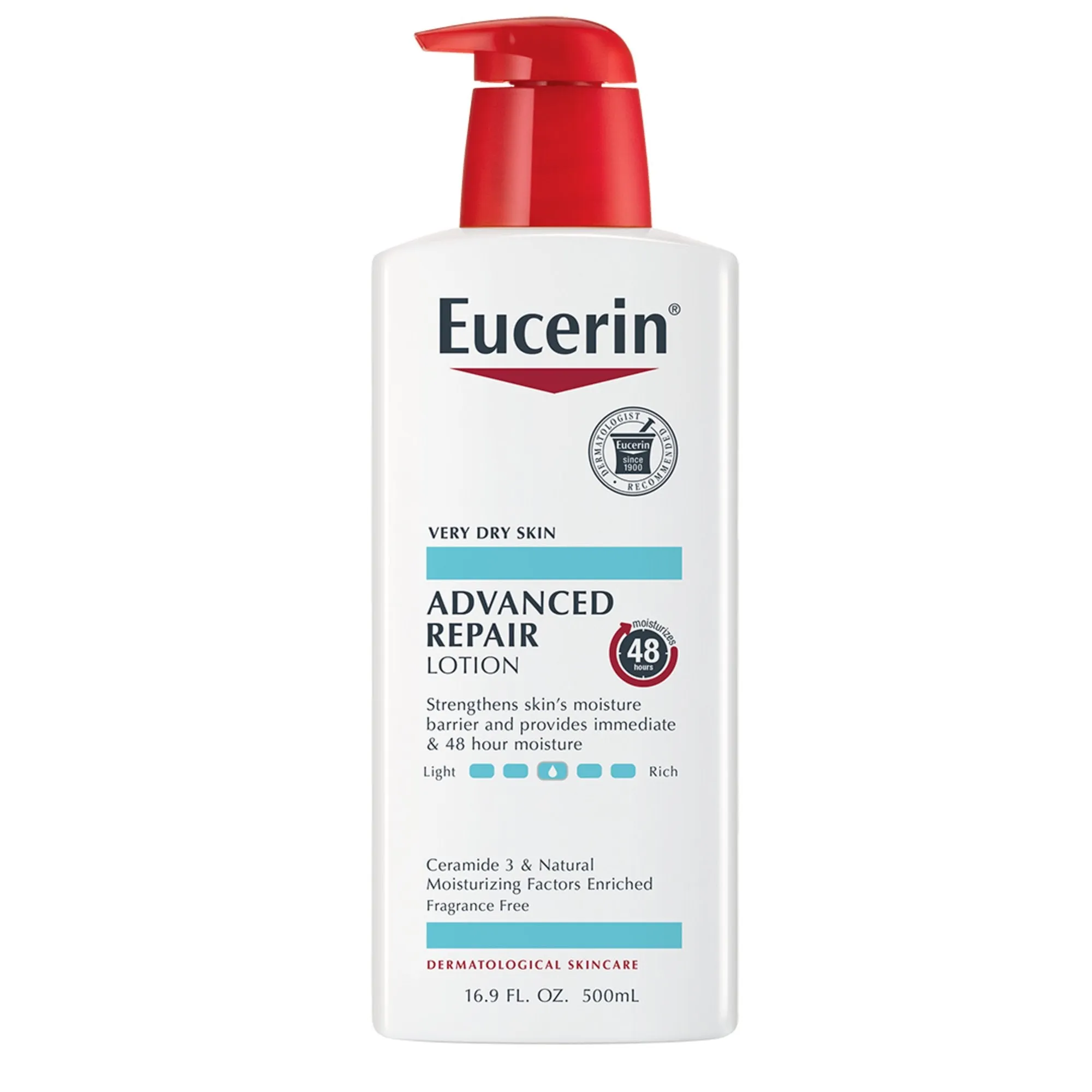 EUCERIN ADVANCED REPAIR LOTION 500ML