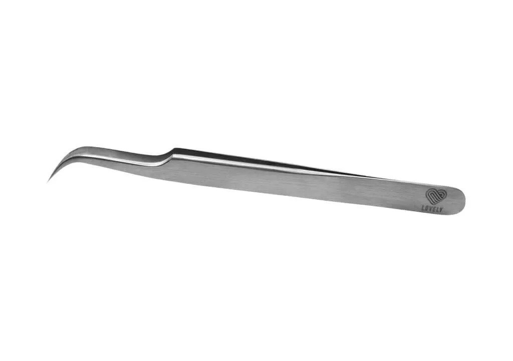 Eyelash Extension Tweezers - Curved