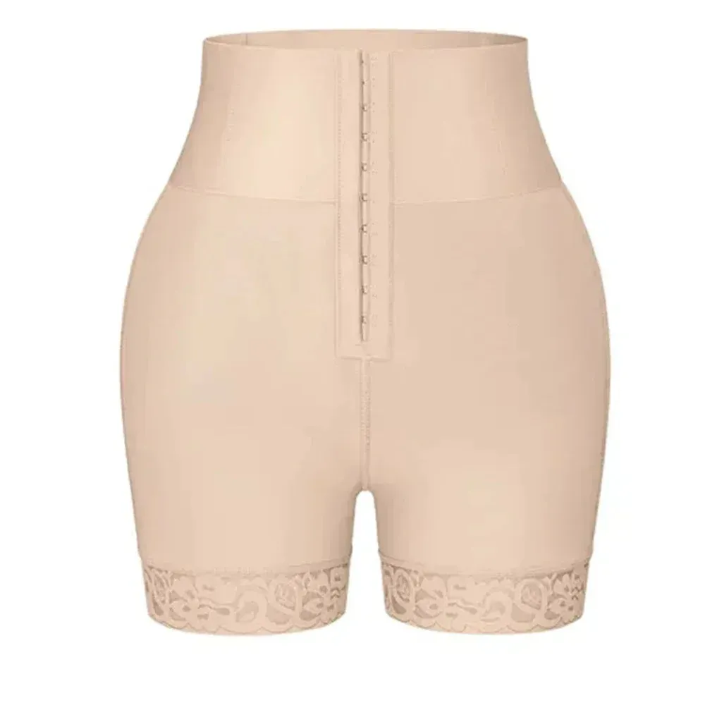 Fajas Colombianas BBL Sculpting Butt Lifter Shapewear – High-Waisted Tummy Control Shorts, Postpartum Girdle for Women