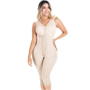 Fajas Sonryse 054BF | Tummy Control Compression Girdle Colombian Full Body Shaper with Built-in Bra | Post Surgery Postpartum