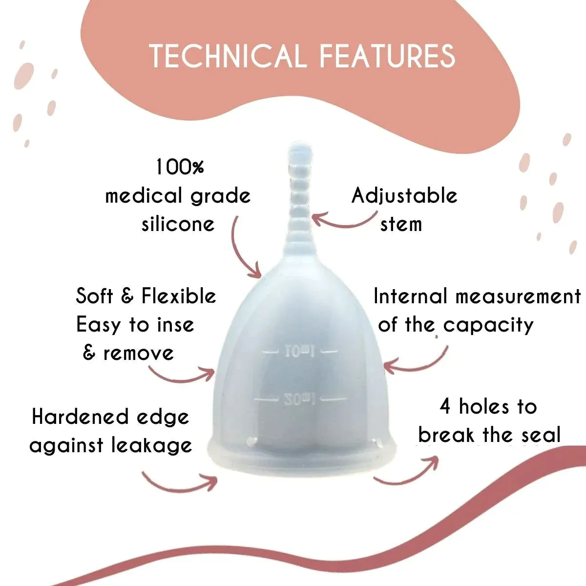 FEMI EKO Menstrual Cup - Size B