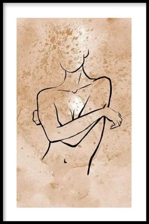 Feminine Line Art