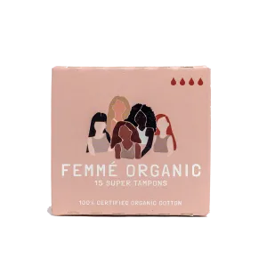 Femme Organic - Tampons - Super (15 pieces)