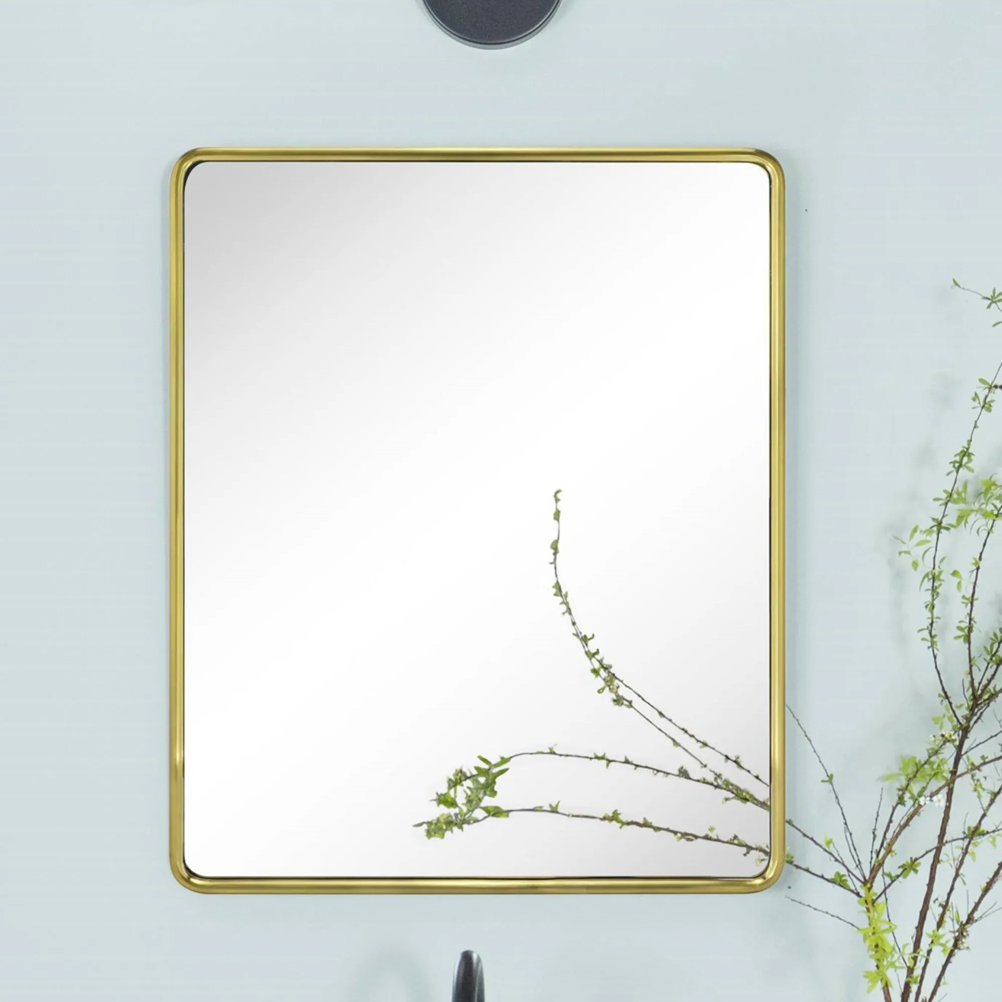 FH Rectangle Framed Wall Mounted Bathroom Vanity Mirror