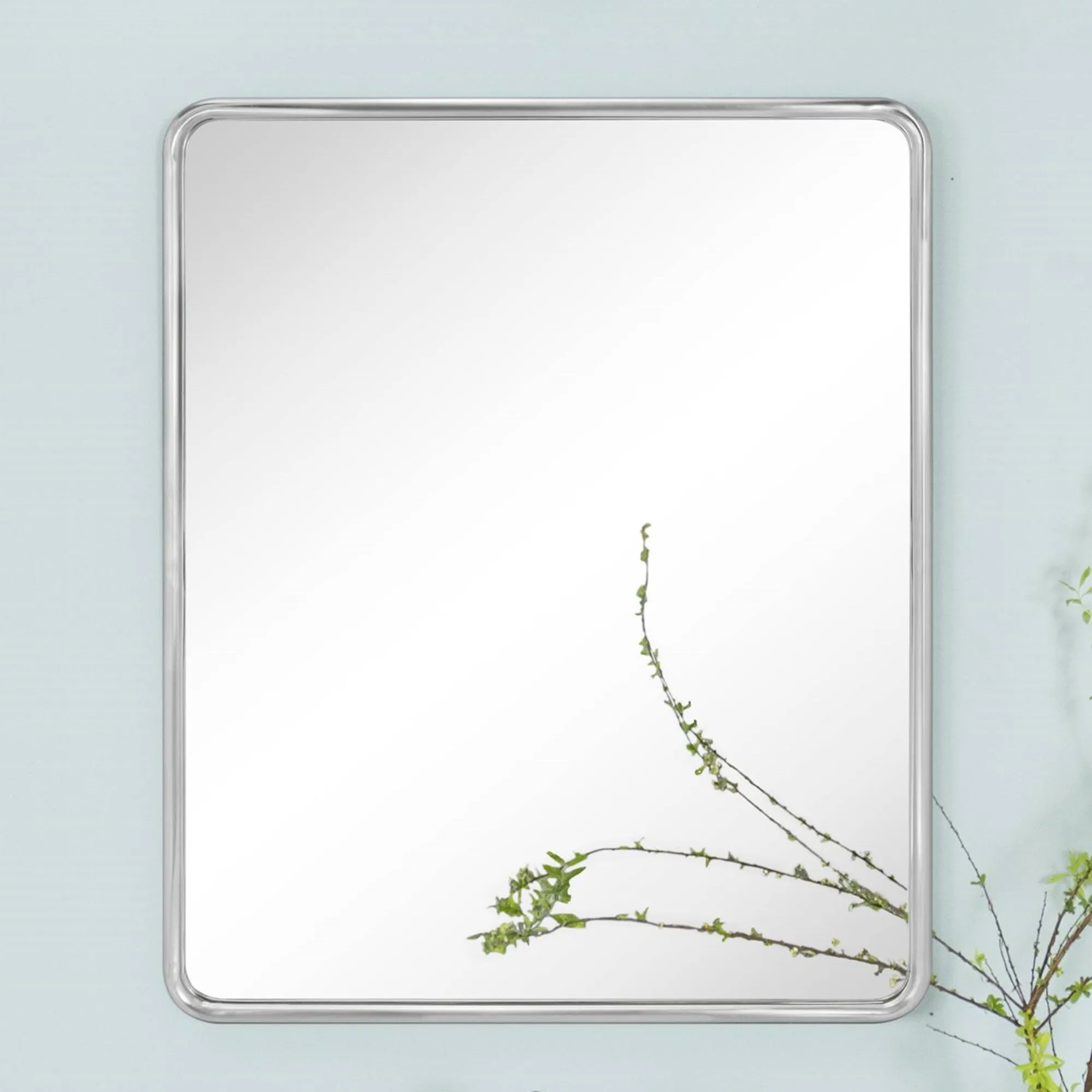 FH Rectangle Framed Wall Mounted Bathroom Vanity Mirror