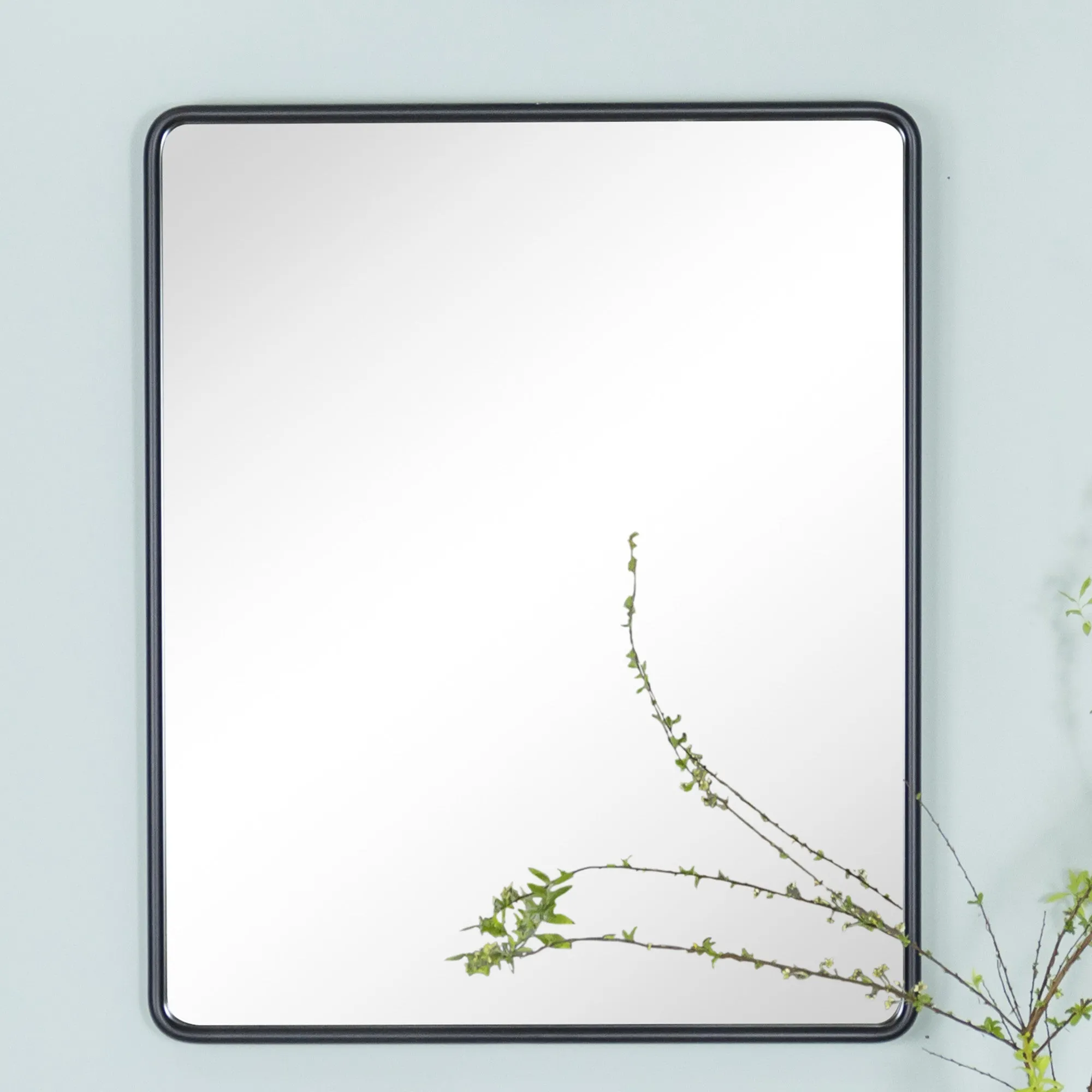 FH Rectangle Framed Wall Mounted Bathroom Vanity Mirror