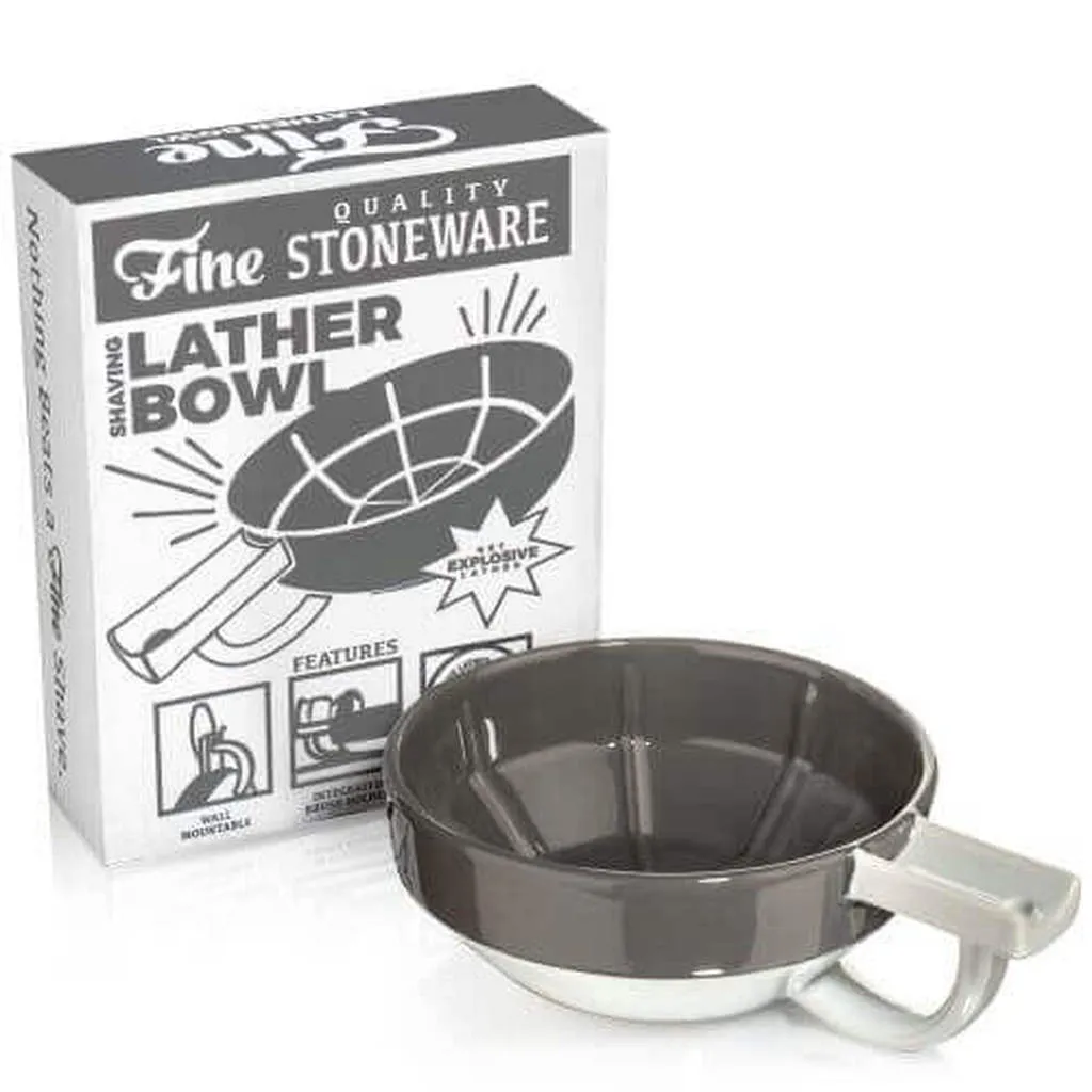 Fine Accoutrements - Black & Gray - Lather Bowl