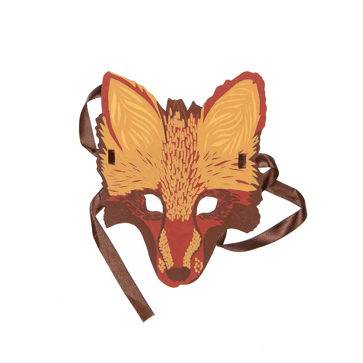 Fox Mask Greetings Card by East End Press