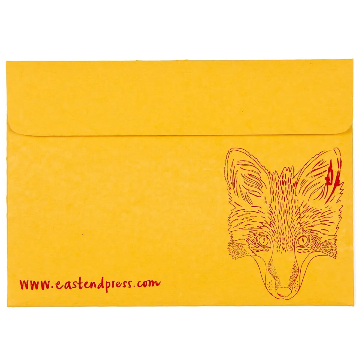 Fox Mask Greetings Card by East End Press