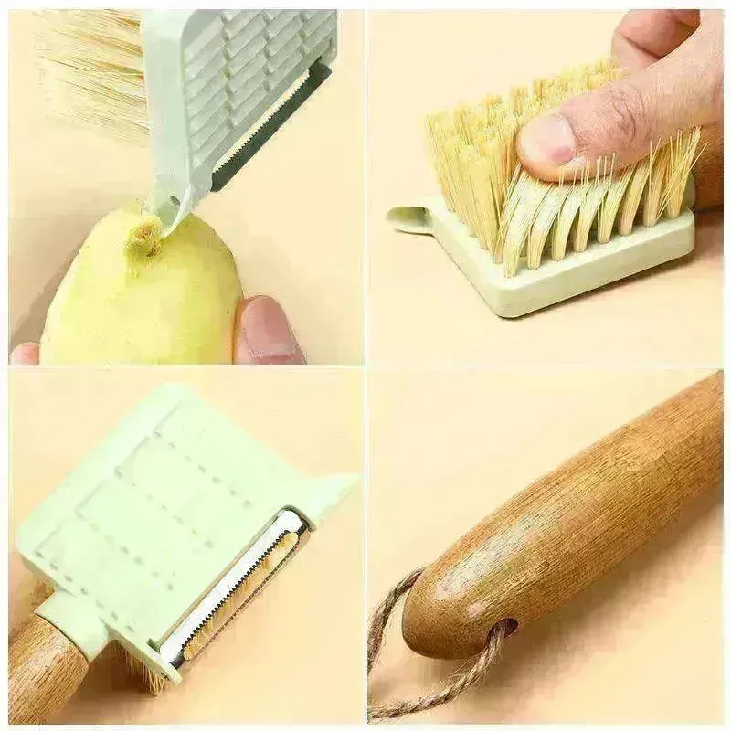 Fruit & Vegetable Multifunctional Peeling Cleaning Brush