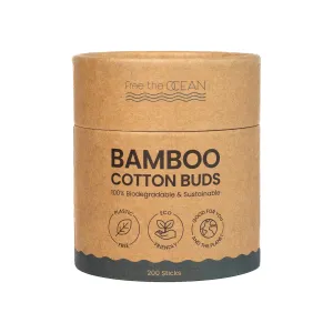 FTO Bamboo Cotton Swabs - 200 Pack