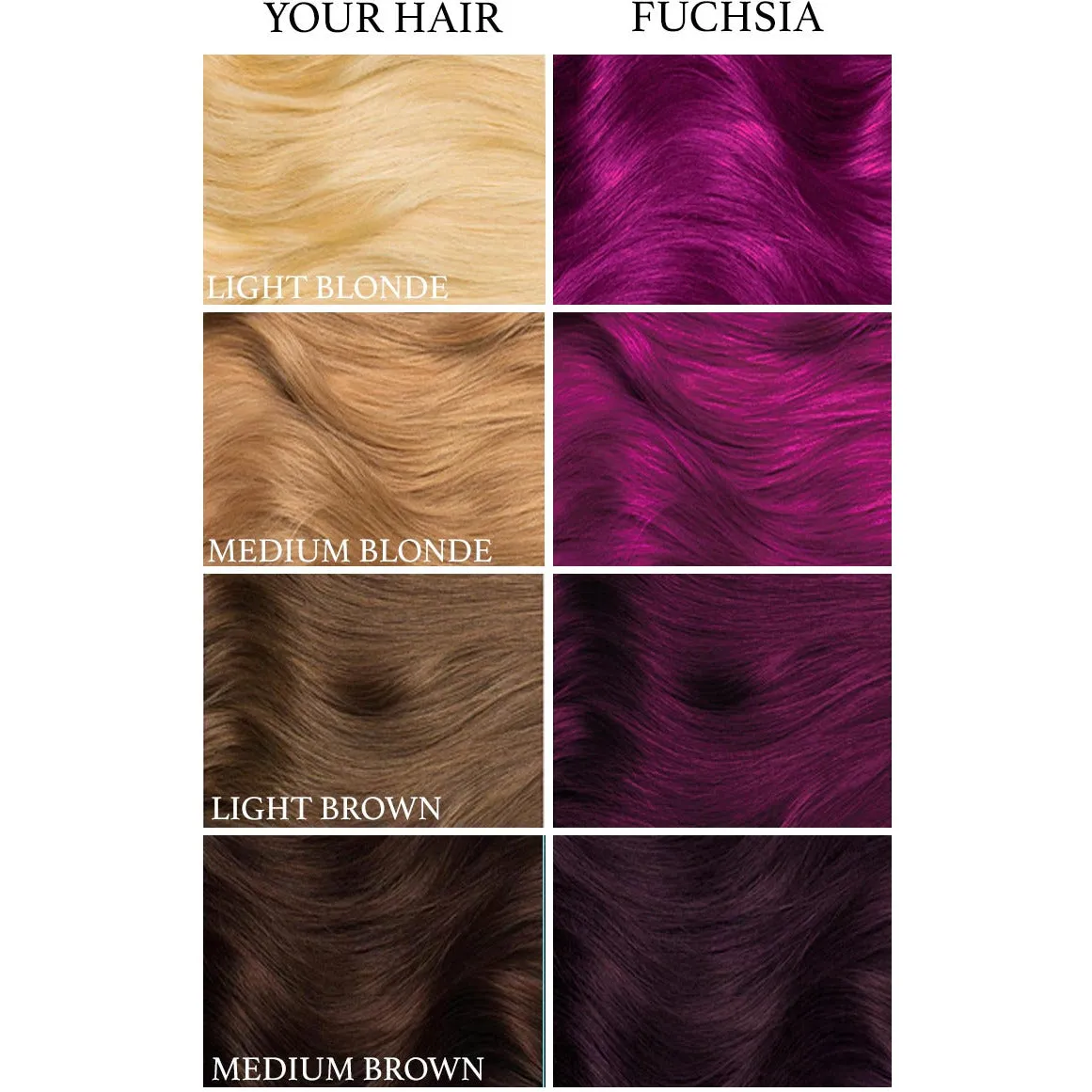 Fuchsia Pink Semi Permanent Hair Dye 4 Oz.