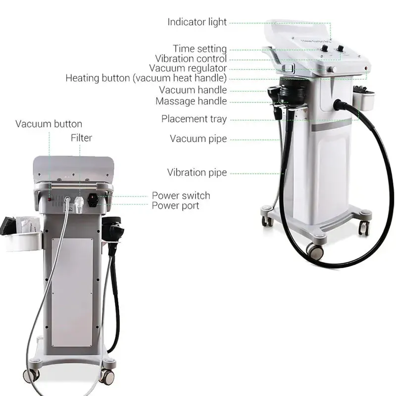 G5 High Frequency Vibrating Body  Weight Reduce Slimming Massager Fitness Cellulite Fat Reduce 8G Vacuum Heating Turbo G8 Device