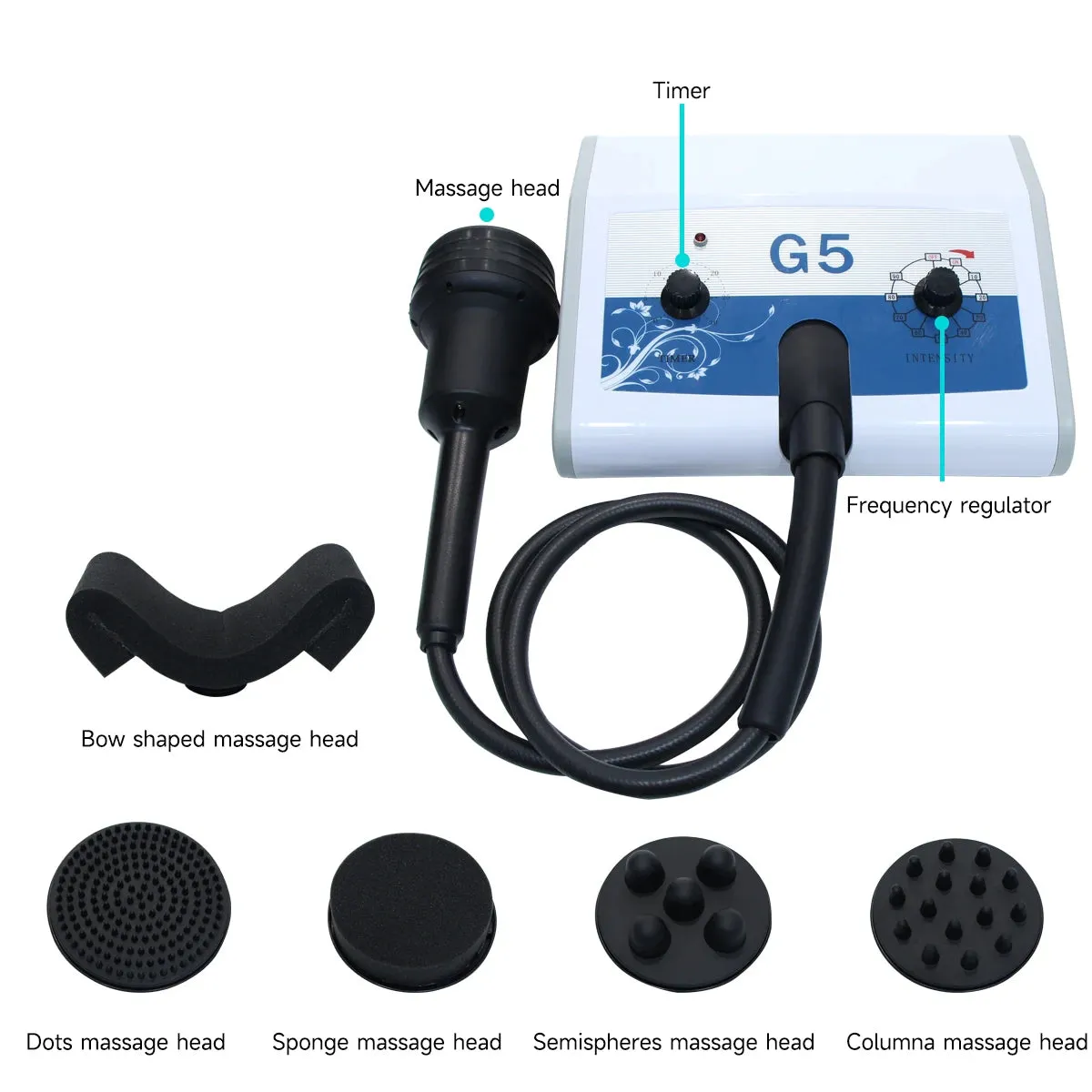 G5 Vibrating Slimming Machine High Frequency Body Shaping Cellulite Reduce Massage Equipment 5 In 1 Weight Loss Products For Spa