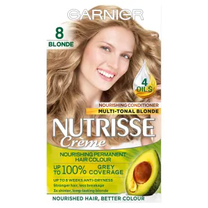Garnier Nutrisse 8 Blonde Permanent Hair Dye