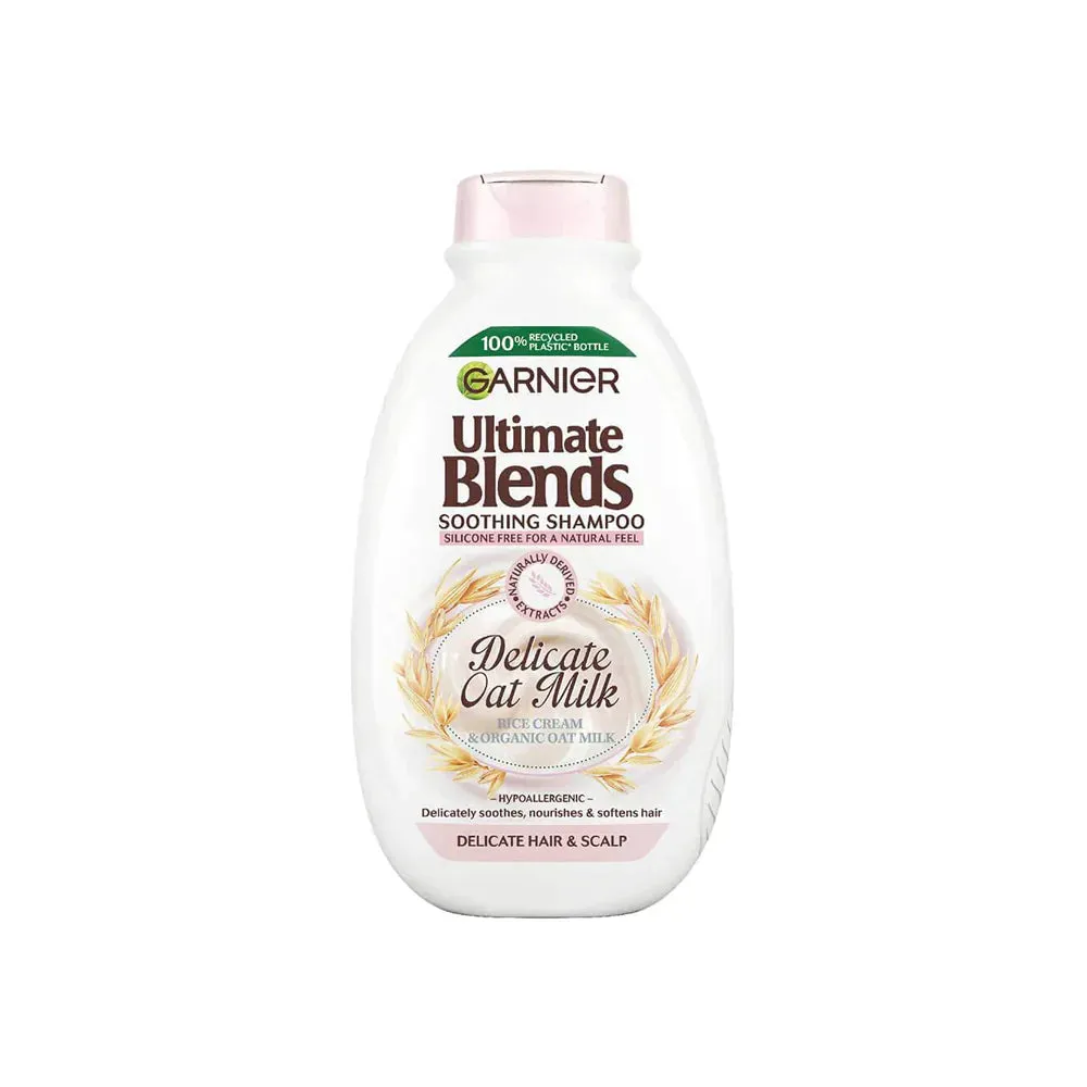 Garnier Ultimate Blends Delicate Oat Milk & Rice Cream Shampoo - 400ml