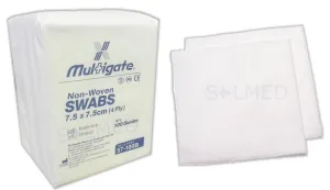 GAUZE SWABS NON WOVEN LOW LINT PREMIUM 7.5CM PACK 100