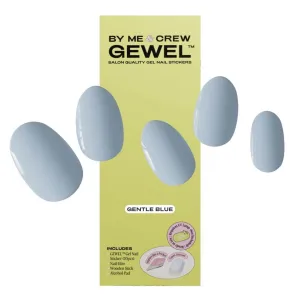 Gentle Blue (Pastel Blue) DIY Semi Cured Gel Nail Stickers
