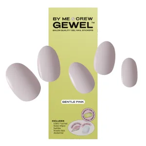Gentle Pink DIY Semi Cured Gel Nail Stickers