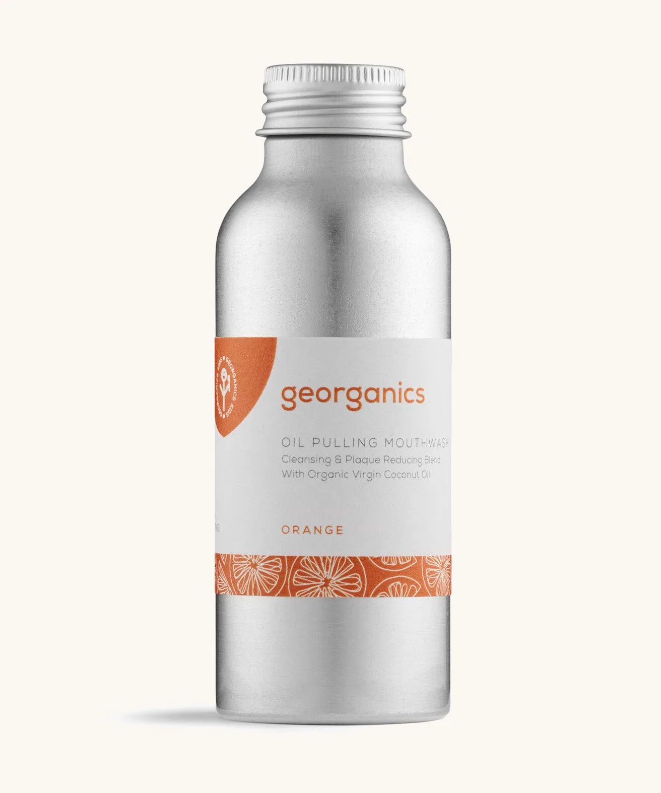 Georganics Oil Pulling Mouthwash - Orange 100ml
