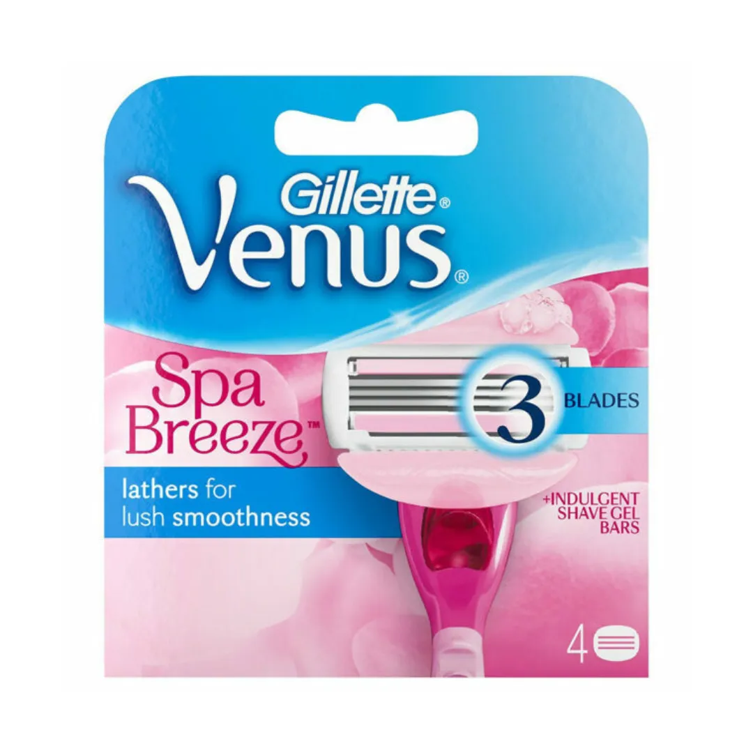 Gillette Venus Breeze Spa Blades* (4s) (N)