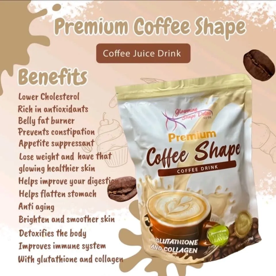 Glowming Shape Detox - PREMIUM COFFEE SHAPE 10 x 20g