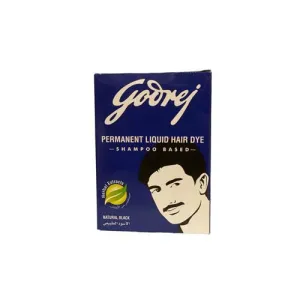 Godrej Permanent Liquid Hair Dye Shampoo Based Natural 85 ml