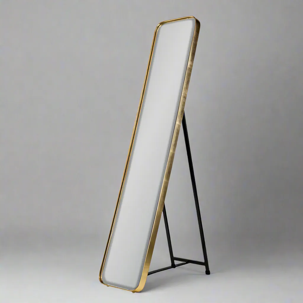 Gold Standing Mirror 150cm